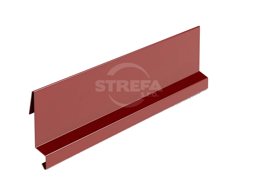 Verzinkte Überhangprofil Ortgangblech