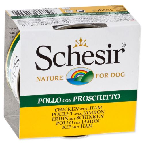 Dose SCHESIR Hund Huhn + Schinken in Gelee 150 g