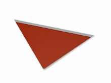 PREFA Abschluss-/Firstschablone 44x44, Oberfläche stucco PREFA Abschluss-/Firstschablone 44x44, Oberfläche stucco