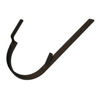 PREFA Dachrinnenhaken Ø 125 mm (r.b.280 mm) , Nussbraun P10 - RAL 8019