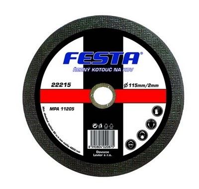 FESTA Metall-Trennscheibe 115x2,5x22,2 - Packung mit 1 Stück