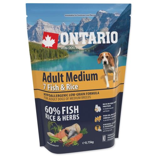 Hund Adult Medium Fisch & Reis 0,75 kg