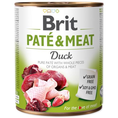 BRIT Paté & Fleisch Ente 800 g