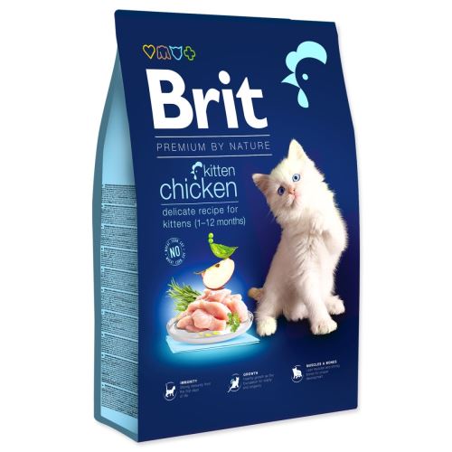 BRIT Premium by Nature Katze Kitten Huhn 8 kg