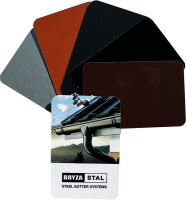 Farbmuster für BRYZA Verzinkte Dachrinnen System