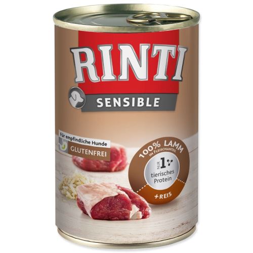 Dose RINTI Sensible Lammfleisch + Reis 400 g
