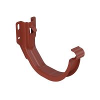 BRYZA Vorderer-Rinnenhaken verzinkt Ø 125 mm, Ziegelrot RAL 8004