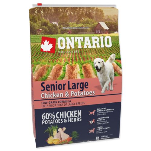 Ontario Senior Large Huhn & Kartoffeln 2,25kg