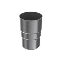 BRYZA Kunststoff Fallrohrverbinder Ø 90 mm, Anthrazit RAL 7021