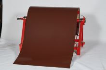 Alublech Al 0,6/1000 lackiert mit Folie (RAL8019) Braun