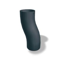 PREFA Sockelrohrbogen, ø 80 mm, Anthrazit P10 - RAL 7016 PREFA Sockelrohrbogen, ø 80 mm, Anthrazit P10 - RAL 7016