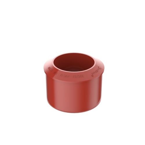 BRYZA PVC Fallrohrreduzierung aus Kunststoff O 110/90 mm, Rot RAL 3011