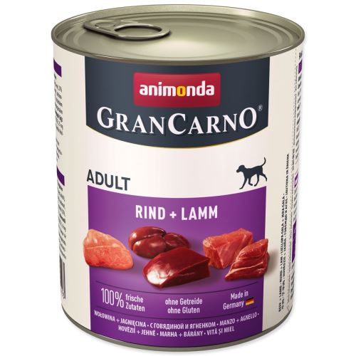 Gran Carno-Rind- und Lammfleisch in Dosen 800 g