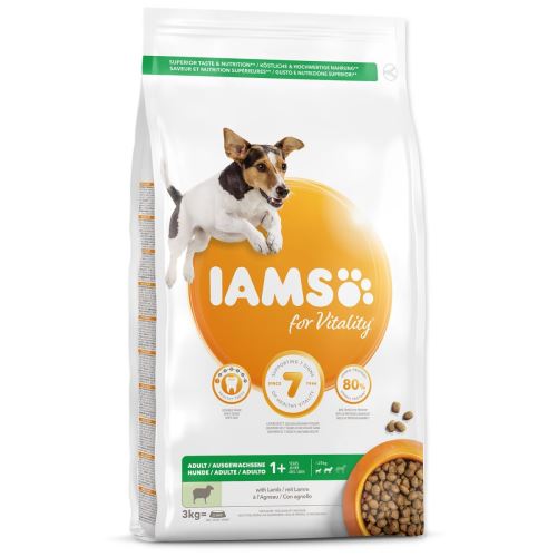 IAMS Dog Adult Small & Medium Lamm 3 kg