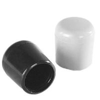 Rohrstopfen rund-außen 22mm, schwarz / Packung 100 Stk.