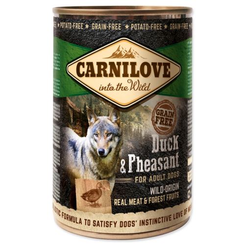 Dosenfutter CARNILOVE Dog Wild Meat Duck & Pheasant 400 g