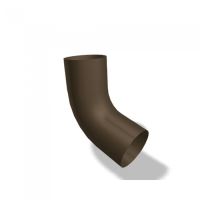 PREFA Fallrohrbogen 72°, ø 80 mm, Nussbraun P10 - RAL 8019 PREFA Fallrohrbogen 72°, ø 80 mm, Nussbraun P10 - RAL 8019