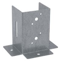 Pfostenanker 45, PSP 45 DX, 46x102x106x2 feuerverzinkt / Packung 1 Stk.