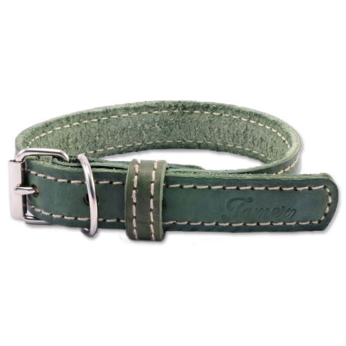 TAMER Lederhalsband 4 / 60 cm grün 1 Stück