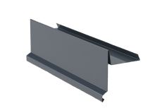 Ortgangblech Br. 333 mm, Lackiertes Zink, Anthrazit RAL 7016