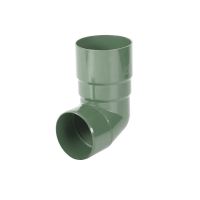 BRYZA 89° Fallrohrbogen aus Kunststoff Ø 63 mm, Grün RAL 6020
