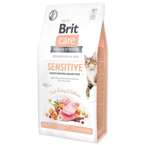 BRIT Care Cat Grain-Free Sensitive Gesunde Verdauung & Zarter Geschmack 7 kg