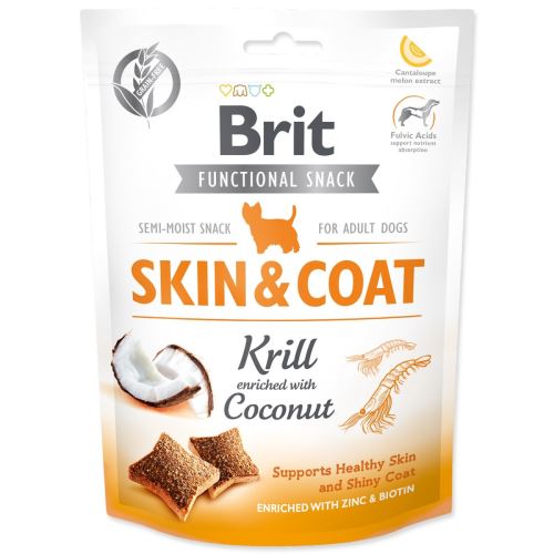 BRIT Care Dog Functional Snack Haut und Fell Krill 150 g