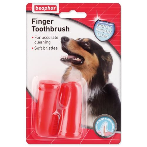 Dog-A-Dent Zahnbürsten für Finger 2 Stück