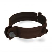 PREFA Rohrschelle mit Gewinde M10 ohne Dorn, ø 100 mm, Nussbraun P10 - RAL 8019