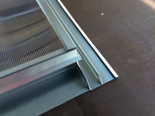 Dachausstieg verzinkt 500 x 500 mm mit Makrolon