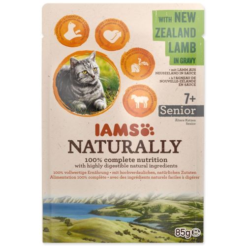 IAMS Naturally Senior Lammfleisch in Sauce 85 g