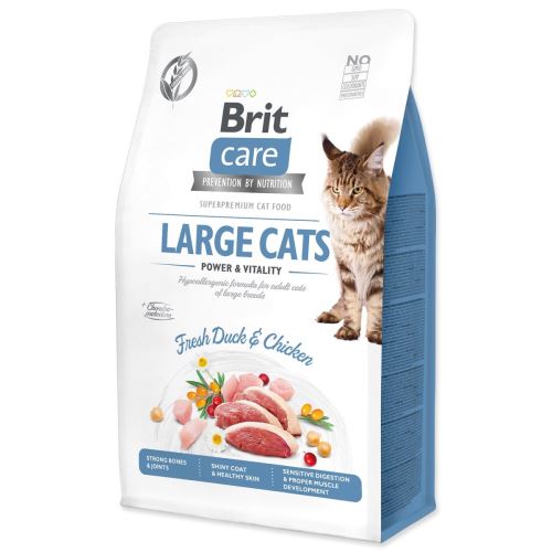 BRIT Care Cat Getreidefrei Großkatzen Power & Vitality 0,4 kg