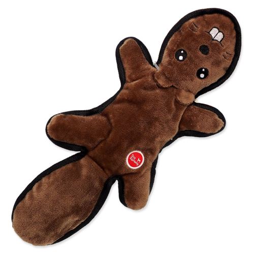Spielzeug DOG FANTASY Recyceltes Spielzeug Eichhörnchen mit raschelndem Schwanz 39 cm
