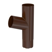 BRYZA Abzweigrohr verzinkt Ø 90 mm, Braun RAL 8017