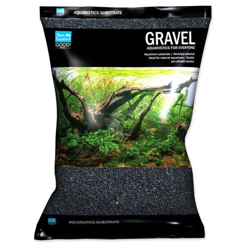 Sand AQUA EXCELLENT 1,6-2,2 mm schwarz 3 kg