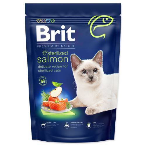 BRIT Premium by Nature Katze Sterilisierter Lachs 800 g