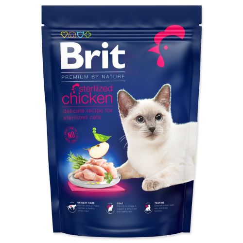 BRIT Premium by Nature Katze Sterilisiertes Huhn 800 g