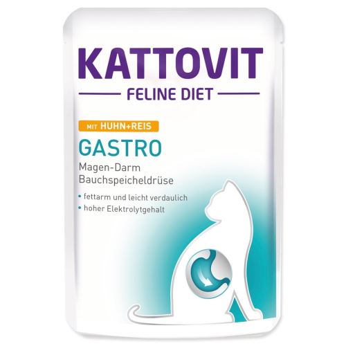 Kapsel KATTOVIT Gastro Huhn + Reis 85 g