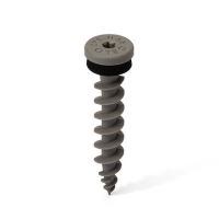 Polystyrolschraube 80mm, grau - Packung 50 Stk.