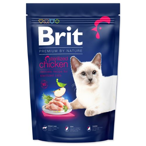 BRIT Premium by Nature Katze Sterilisiertes Huhn 1,5 kg