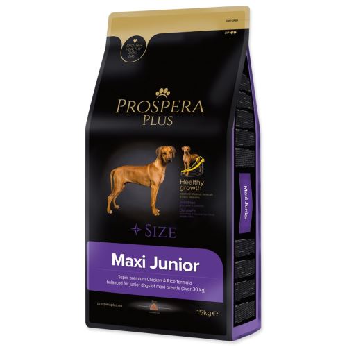 Futter Prospera Plus Maxi Junior Huhn mit Reis 15kg