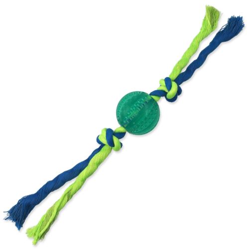 Spielzeug DOG FANTASY DENTAL MINT Ball mit Seil grün 5 x 22 cm 1 Stück