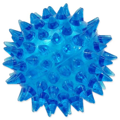 Spielzeug DOG FANTASY pfeifender Ball blau 5 cm 1 Stück