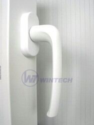 Fenstergriff Kunststoff weiß 45° 35mm / Packung 1 St.